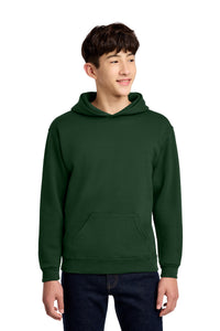Jerzees - Youth NuBlend Pullover Hooded Sweatshirt - Forest Green
