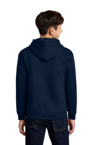 Jerzees - Youth NuBlend Pullover Hooded Sweatshirt - J. Navy Back