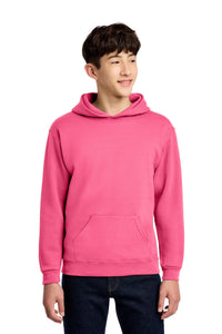 Jerzees - Youth NuBlend Pullover Hooded Sweatshirt - Neon Pink