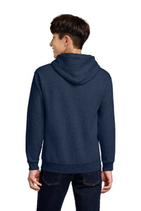 Jerzees - Youth NuBlend Pullover Hooded Sweatshirt - Vintage Heather Navy Back