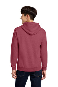 Jerzees - Youth NuBlend Pullover Hooded Sweatshirt - Vintage Heather Red Back