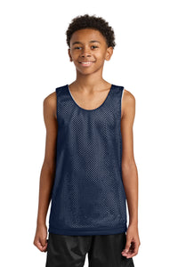 A4 Sprint Youth Reversible Mesh Tank A4N2206 - Navy/ White