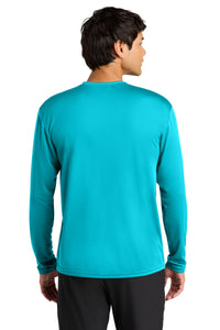 A4 Cooling Performance Long Sleeve Tee A4N3165 - Electric Blue Back