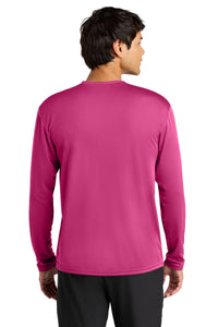 A4 Cooling Performance Long Sleeve Tee A4N3165 - Fuchsia Back