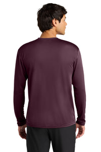 A4 Cooling Performance Long Sleeve Tee A4N3165 - Maroon Back
