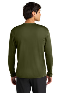 A4 Cooling Performance Long Sleeve Tee A4N3165 - Military Green Back