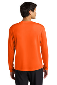 A4 Cooling Performance Long Sleeve Tee A4N3165 - Safety Orange Back