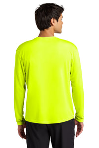 A4 Cooling Performance Long Sleeve Tee A4N3165 - Safety Yellow Back