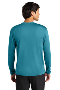 A4 Cooling Performance Long Sleeve Tee A4N3165 - Teal Back
