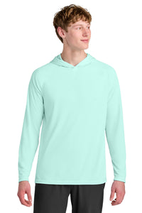 A4 Cooling Performance Long Sleeve Hooded Tee A4N3409 - Pastel Mint