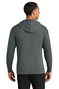 A4 Softek Long Sleeve Hooded Tee A4N3528 - Graphite Back