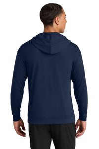 A4 Softek Long Sleeve Hooded Tee A4N3528 - Navy Back