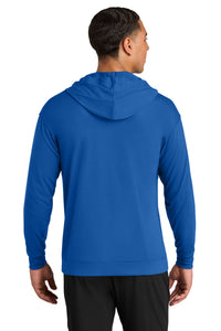 A4 Softek Long Sleeve Hooded Tee A4N3528 - Royal Back