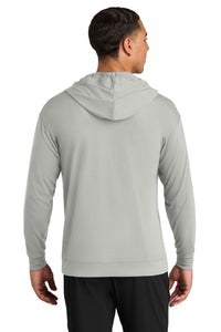 A4 Softek Long Sleeve Hooded Tee A4N3528 - Silver Back