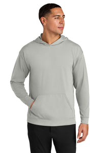 A4 Softek Long Sleeve Hooded Tee A4N3528 - Silver