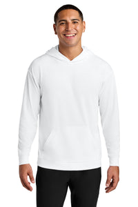 A4 Softek Long Sleeve Hooded Tee A4N3528 - White
