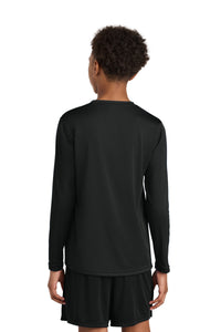 A4 Youth Cooling Performance Long Sleeve Tee A4NB3165 - Black Back