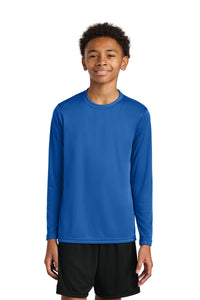 A4 Youth Cooling Performance Long Sleeve Tee A4NB3165 - Royal