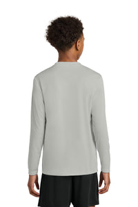 A4 Youth Cooling Performance Long Sleeve Tee A4NB3165 - Silver Back