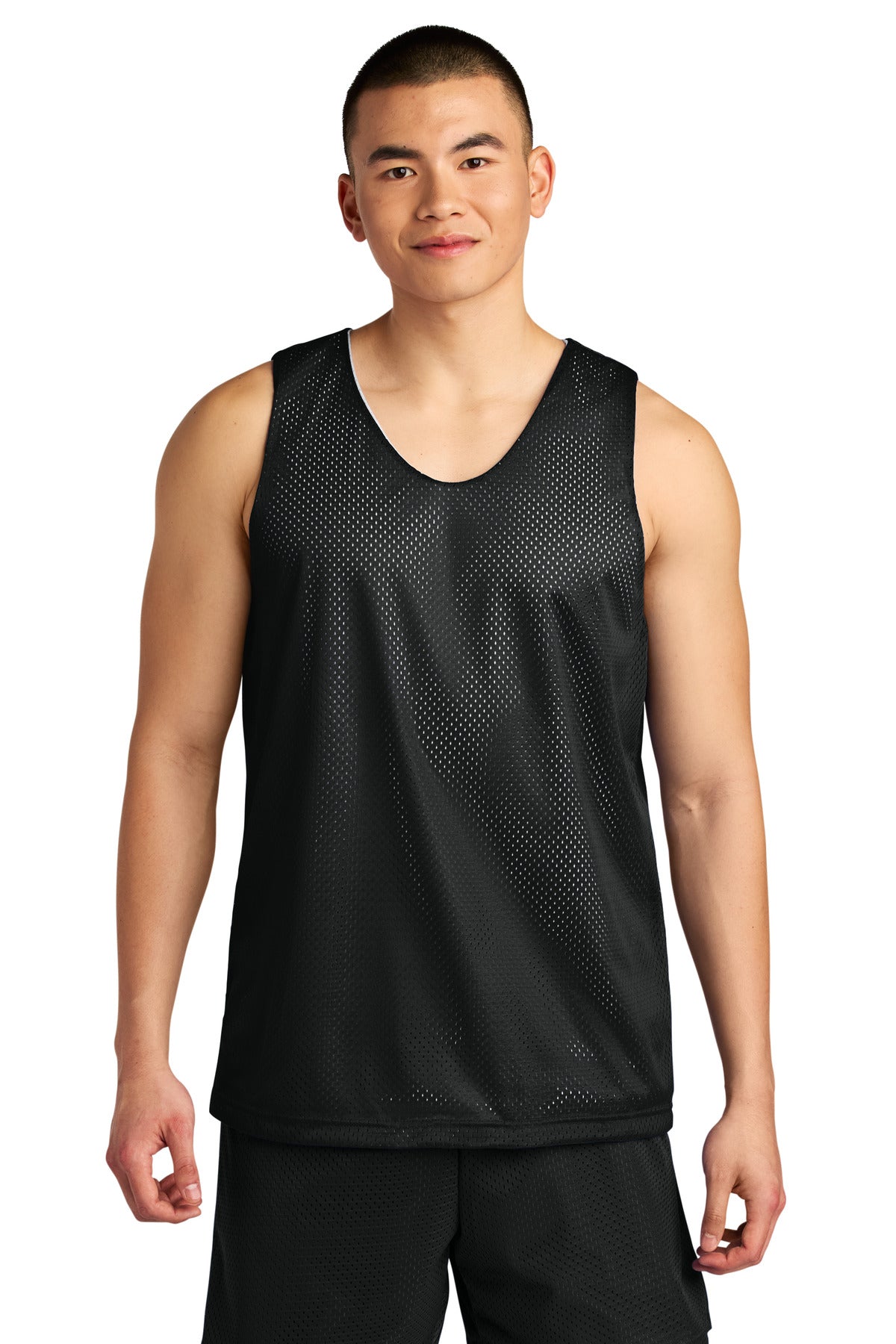 A4 Sprint Reversible Mesh Tank A4NF1270 - Black/ White
