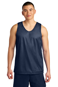 A4 Sprint Reversible Mesh Tank A4NF1270 - Navy/ White