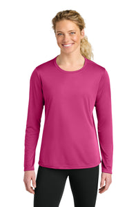 A4 Women's Cooling Performance Long Sleeve Tee A4NW3002 - Fuchsia