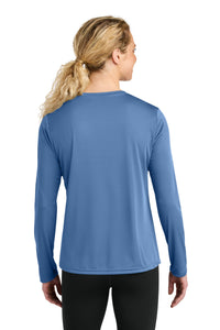 A4 Women's Cooling Performance Long Sleeve Tee A4NW3002 - Light Blue Back