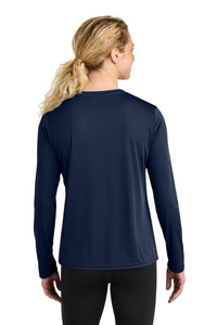 A4 Women's Cooling Performance Long Sleeve Tee A4NW3002 - Navy Back