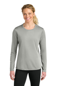 A4 Women's Cooling Performance Long Sleeve Tee A4NW3002 - Silver