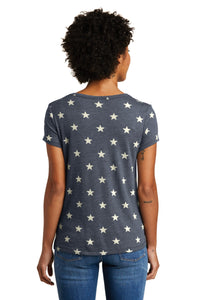 DISCONTINUED Alternative Women's Eco-Jersey Ideal Tee - Stars Back