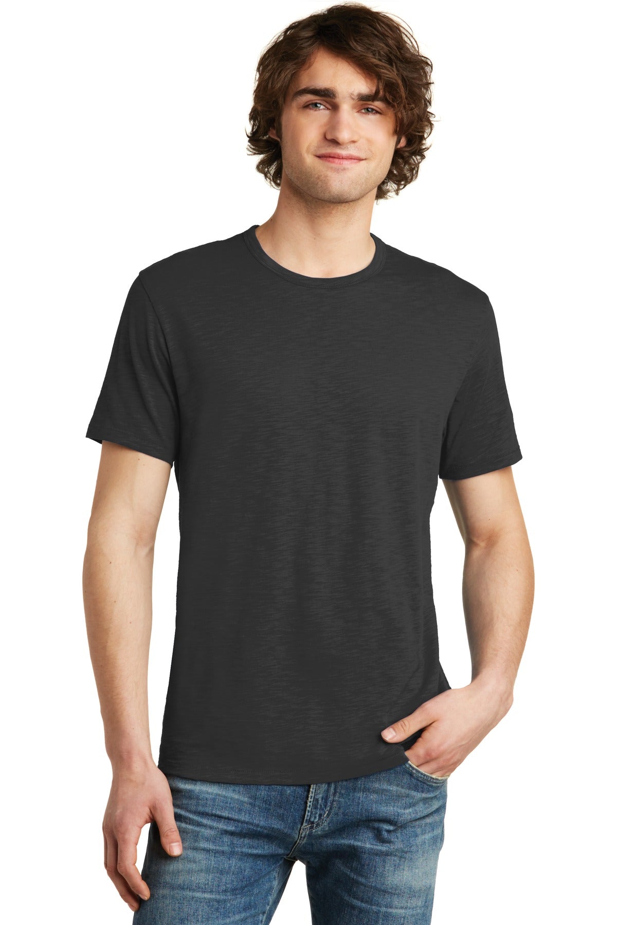 DISCONTINUED Alternative Weathered Slub Tee - Washed Black