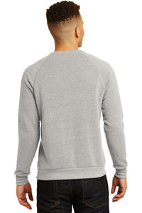 DISCONTINUED Alternative Champ Eco-Fleece Sweatshirt - Eco Oatmeal Grey Back
