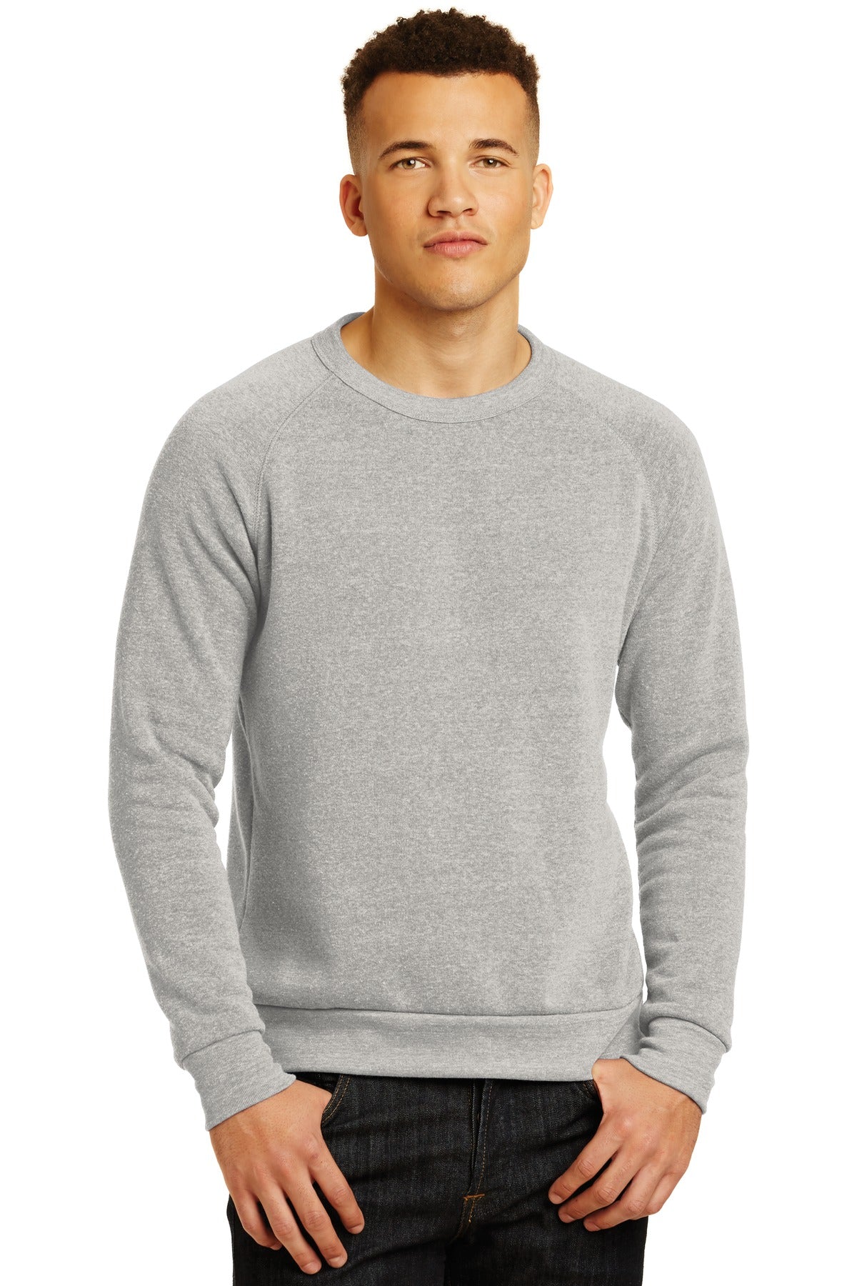 DISCONTINUED Alternative Champ Eco-Fleece Sweatshirt - Eco Oatmeal Grey