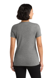 Allmade  Women's Tri-Blend Tee  AL2008 - Aluminum Grey Back