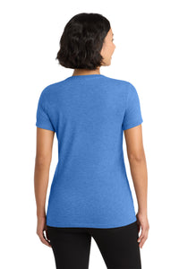 Allmade  Women's Tri-Blend Tee  AL2008 - Azure Blue Back