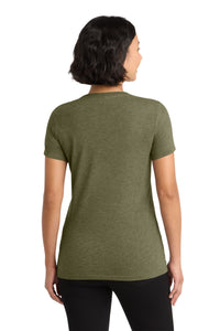 Allmade  Women's Tri-Blend Tee  AL2008 - Olive You Green Back