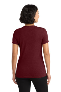 Allmade  Women's Tri-Blend Tee  AL2008 - Vino Red Back