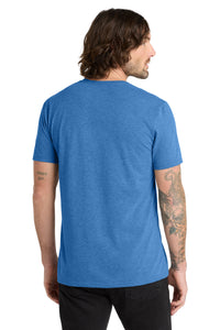 Allmade  Unisex Tri-Blend V-Neck Tee AL2014 - Azure Blue Back