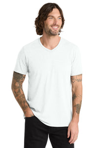 Allmade  Unisex Tri-Blend V-Neck Tee AL2014 - Fairly White