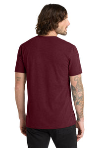 Allmade  Unisex Tri-Blend V-Neck Tee AL2014 - Vino Red Back