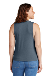 Allmade Women's Tri-Blend Muscle Tank AL2020 - Rebel Blue Back