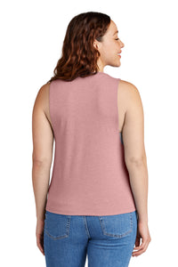 Allmade Women's Tri-Blend Muscle Tank AL2020 - Vintage Rose Back