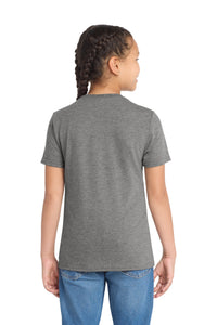 Allmade  Youth Tri-Blend Tee AL207 - Aluminum Grey Back