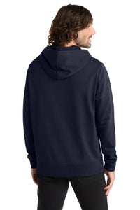 Allmade Unisex Organic French Terry Pullover Hoodie AL4000 - Night Sky Navy Back