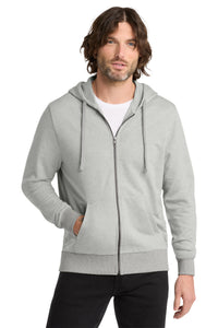 Allmade Unisex Organic French Terry Full-Zip Hoodie AL4002 - Granite Grey Heather