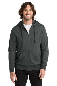 Allmade Unisex Organic French Terry Full-Zip Hoodie AL4002 - Terrain Grey