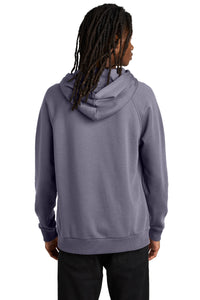 Allmade Unisex Organic CVC Fleece Pullover Hoodie AL5000 - Cosmic Purple Back
