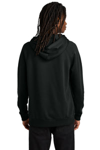 Allmade Unisex Organic CVC Fleece Pullover Hoodie AL5000 - Deep Black Back