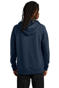 Allmade Unisex Organic CVC Fleece Pullover Hoodie AL5000 - Rebel Blue Back