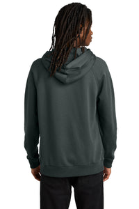 Allmade Unisex Organic CVC Fleece Pullover Hoodie AL5000 - Terrain Grey Back